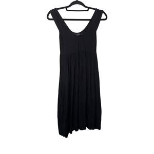 The Limited Sleeveless Mid Thigh Flowy Dress with Pockets